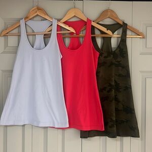 Set of 3 - lululemon athletica - Cool Racerback Tank Tops